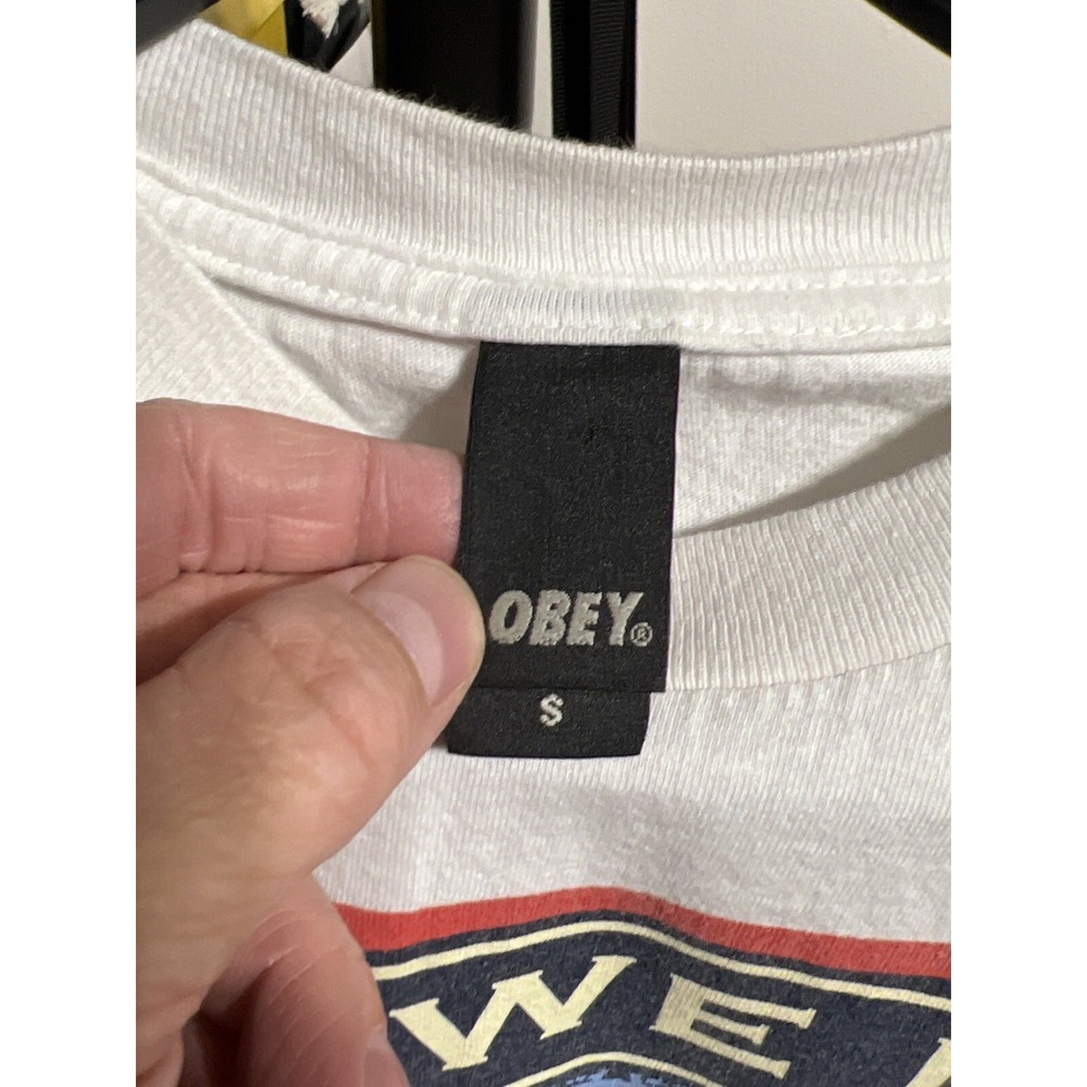 Obey Obama Yes We Did Tee Shepard Fairey Hope Art Shirt USA S - Picture 4 of 5